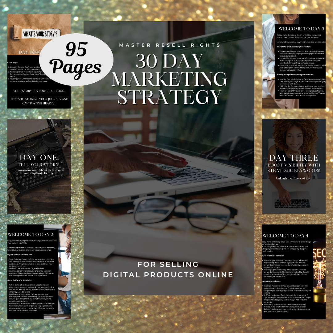 30 Day Marketing Strategy Growth Plan with MRR