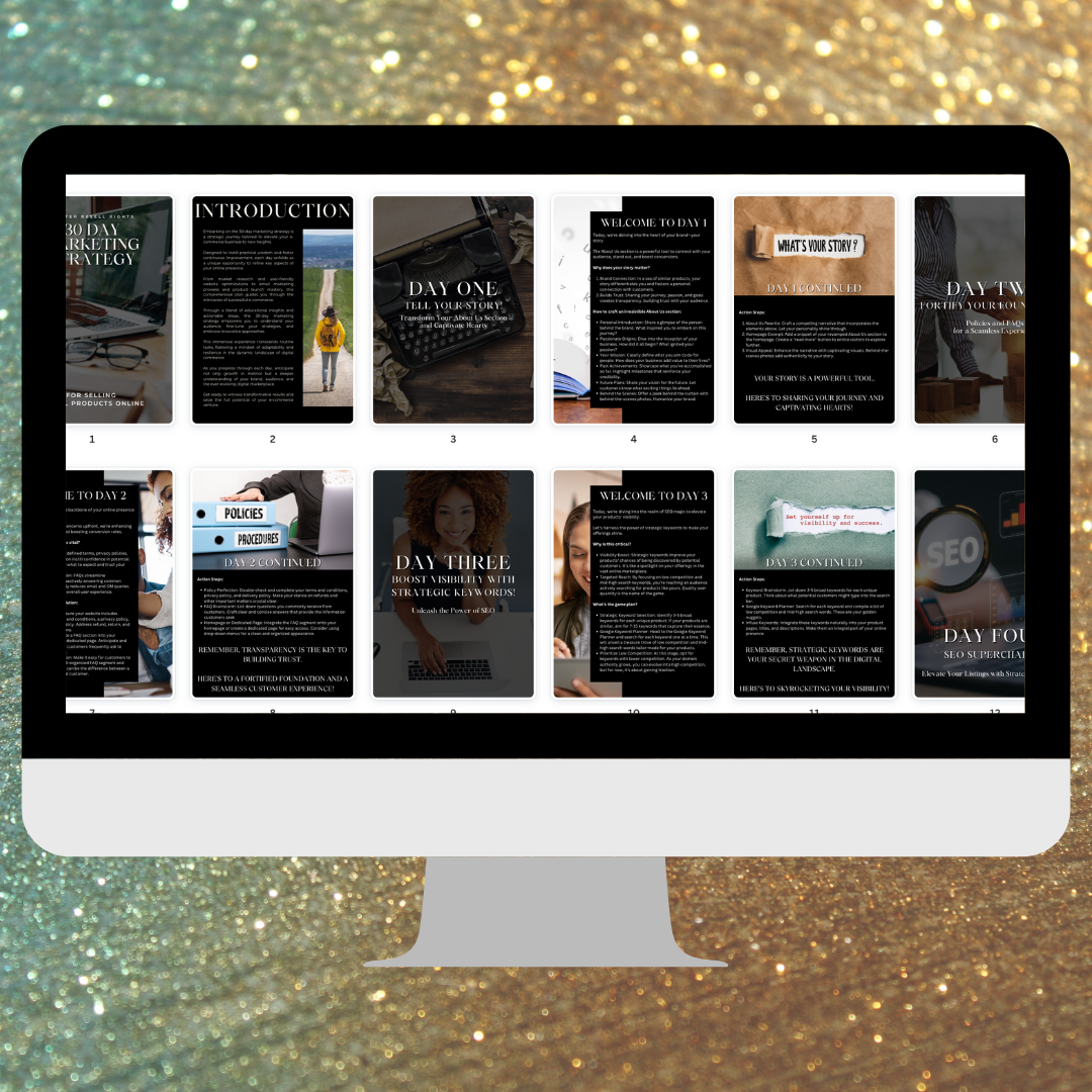 30 Day Marketing Strategy Growth Plan with MRR