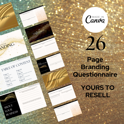 Branding Questionnaire with Master Resell Rights