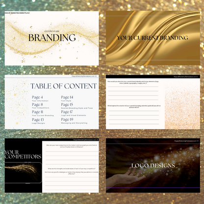Branding Questionnaire with Master Resell Rights
