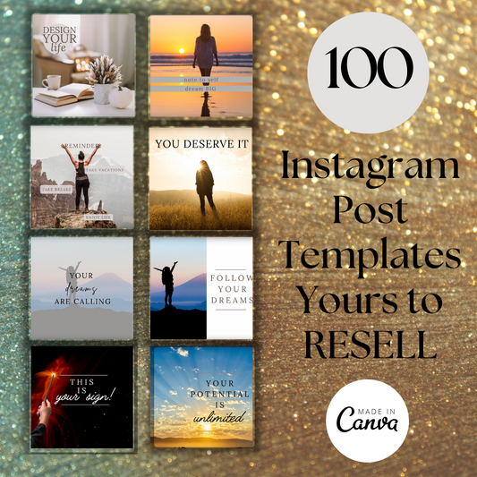 Design Your Life Instagram Posts Master Resell Rights