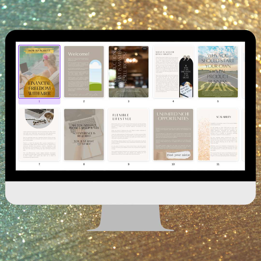 Achieve Financial Freedom with MRR eBook