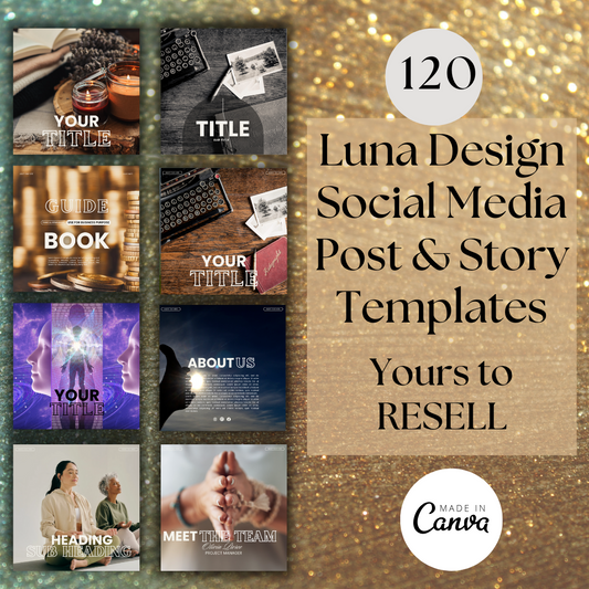 120 Luna Design Social Media Template with MRR
