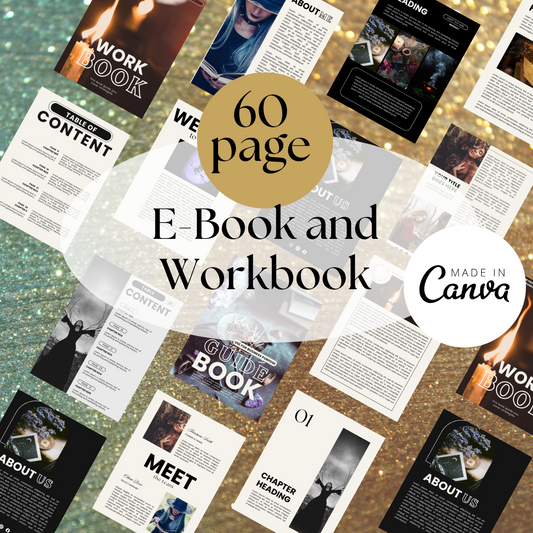 60 Page Luna Design eBook & Workbook with MRR