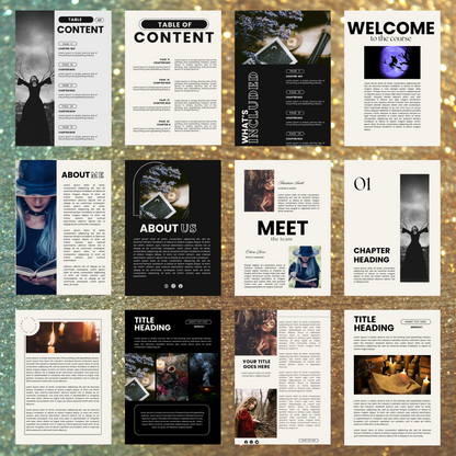 60 Page Luna Design eBook & Workbook with MRR