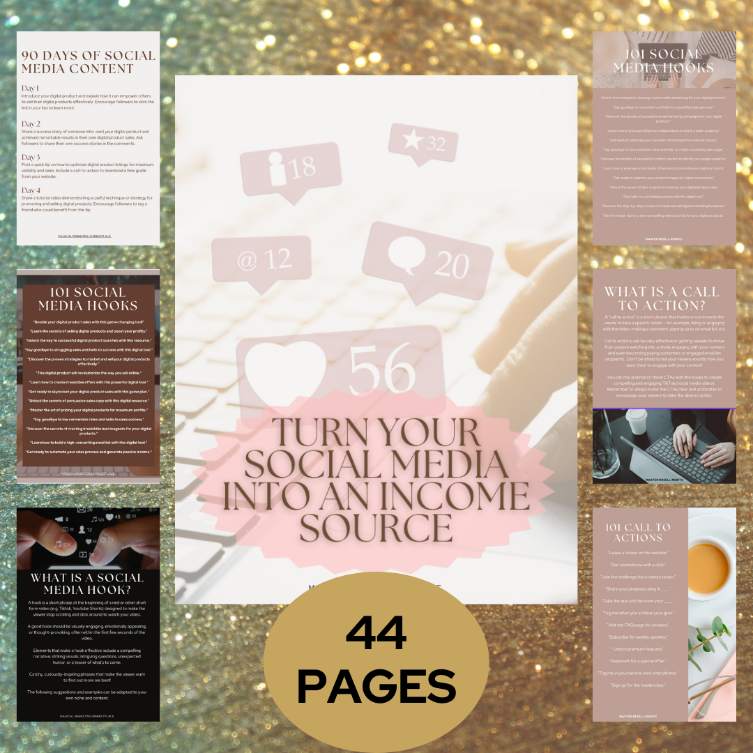 How to Turn Your Social Media into and Income Stream
